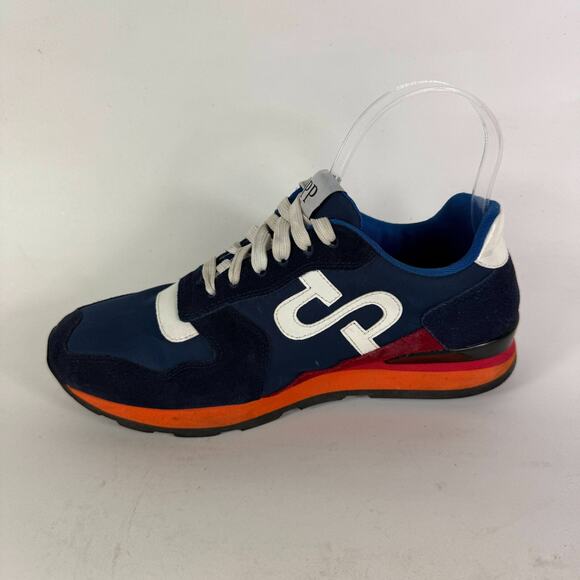 OPP France Athletic Shoes Women's 8 Blue Suede Lace-Up Low Top Running Sneakers - Picture 6 of 10